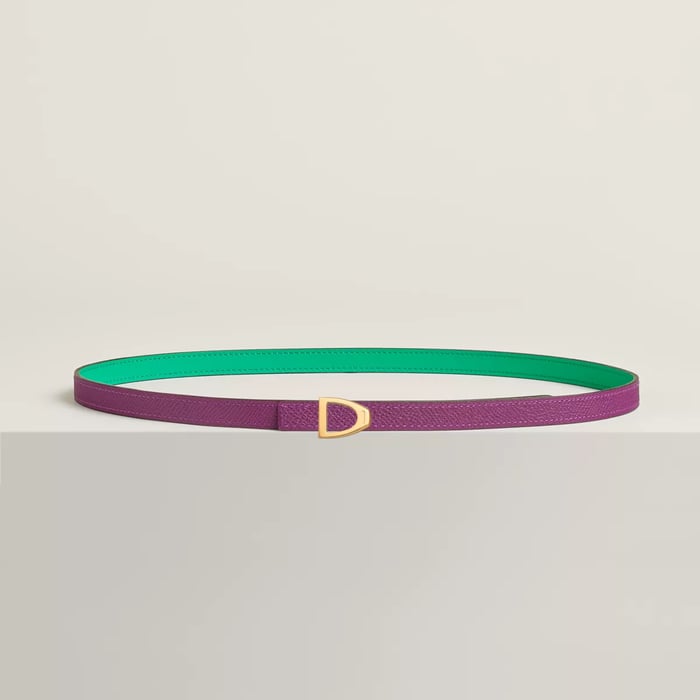 Cavaliere 벨트 버클 & 리버서블 가죽 스트랩 13mm
