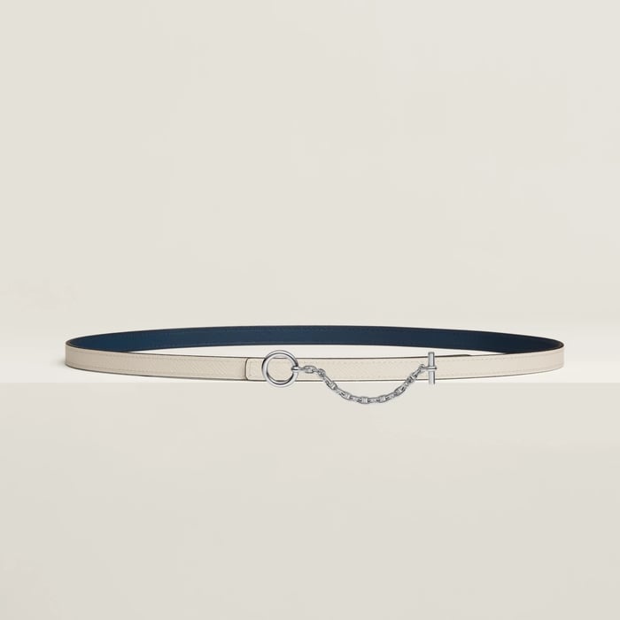 Carrousel Belt Buckle & Reversible Leather Strap 13 MM