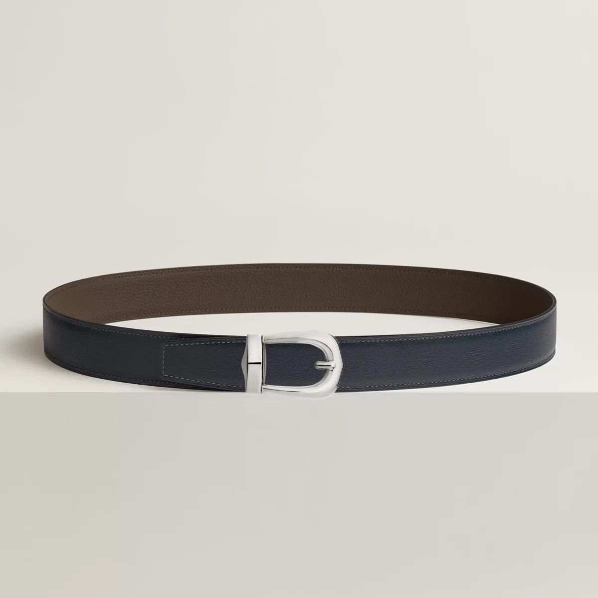 Boucle de ceinture Bride d'Apparat & Cuir de ceinture réversible 32 mm