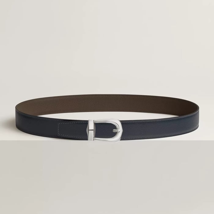 Boucle de ceinture Bride d'Apparat & Cuir de ceinture réversible 32 mm