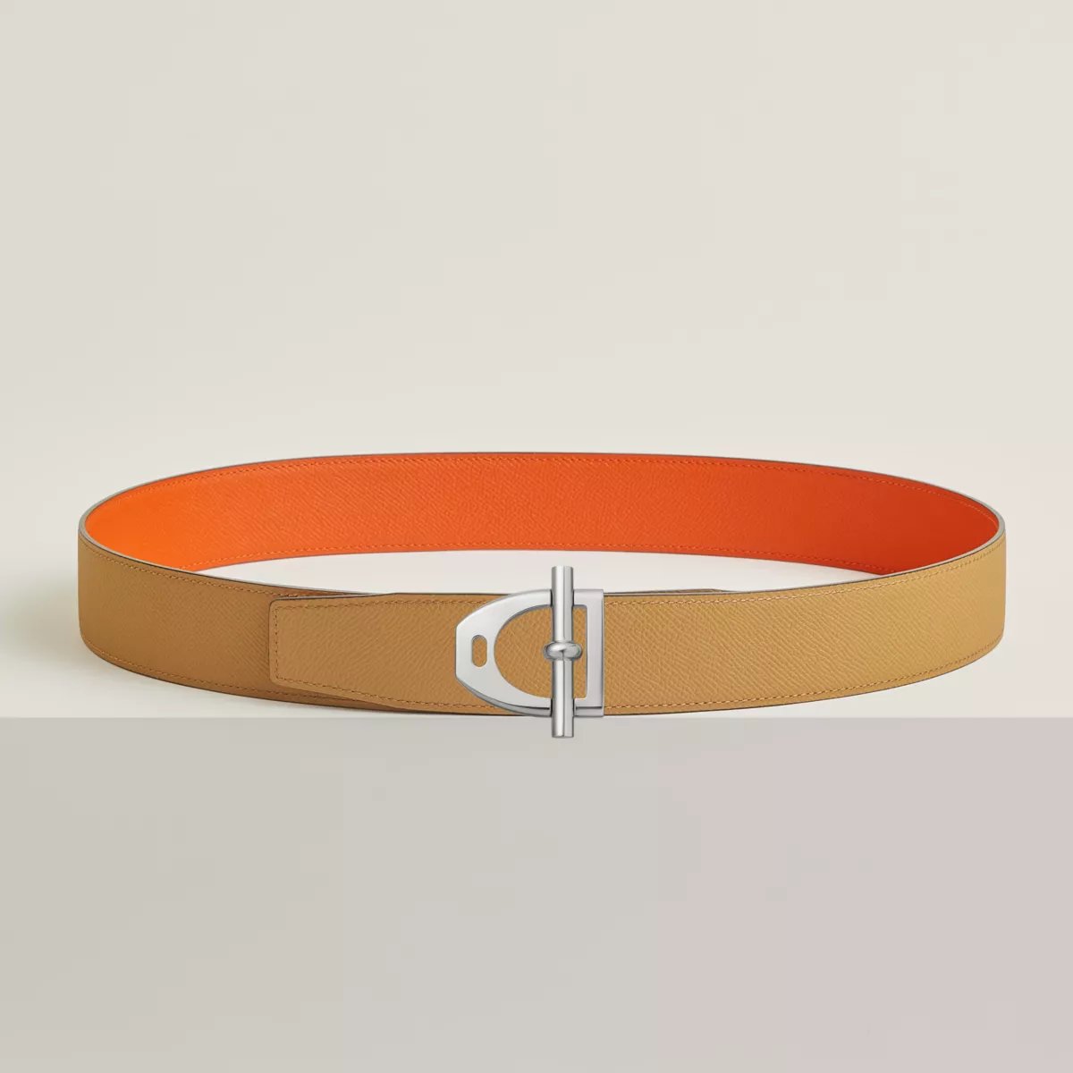 Neo Etrier belt buckle & Reversible leather strap 38 mm