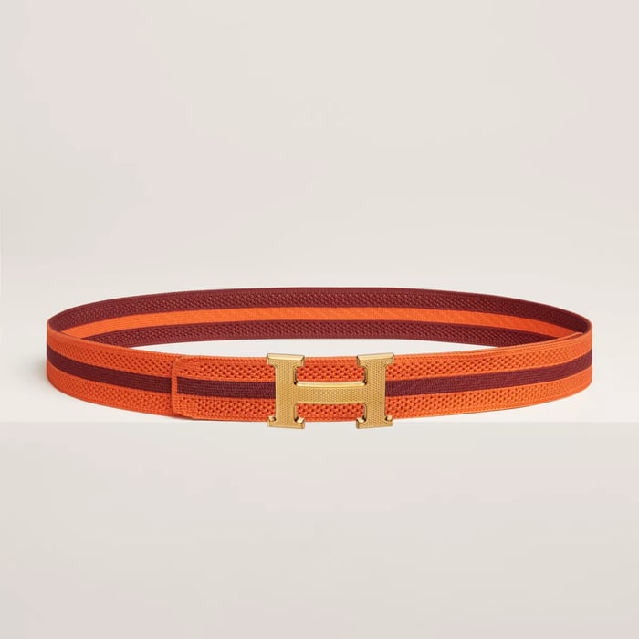H Guillochee Belt Buckle & Team Band 32 MM