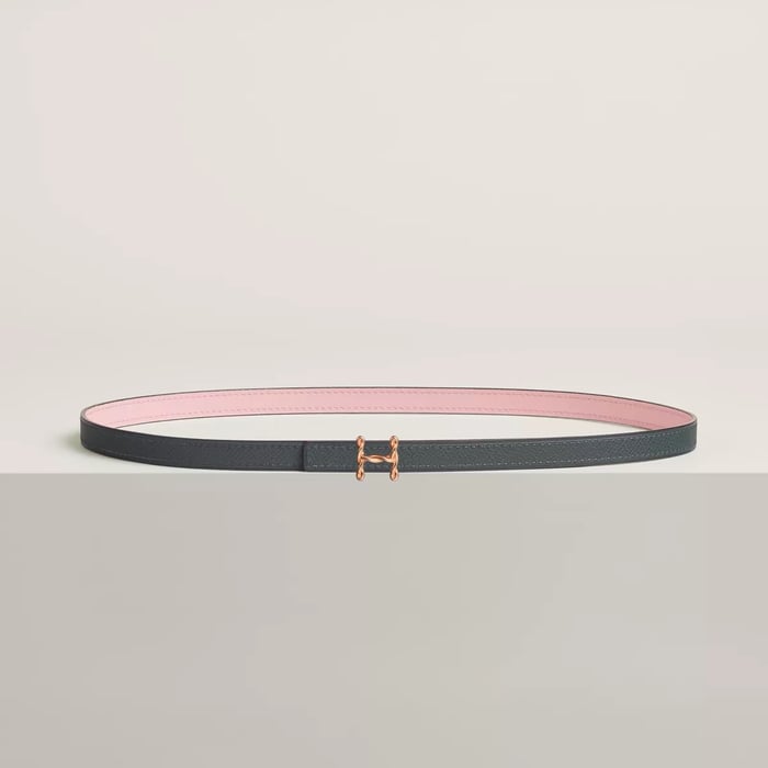 H Torsade Belt Buckle & Reversible Leather Strap 13 MM