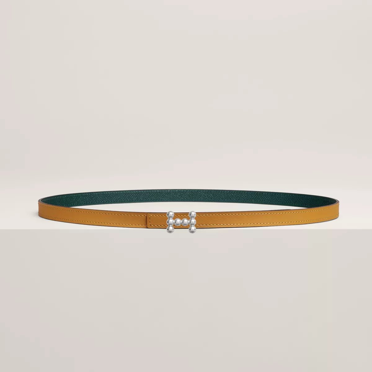 Boucle de ceinture Bubble & Cuir de ceinture réversible 13 mm