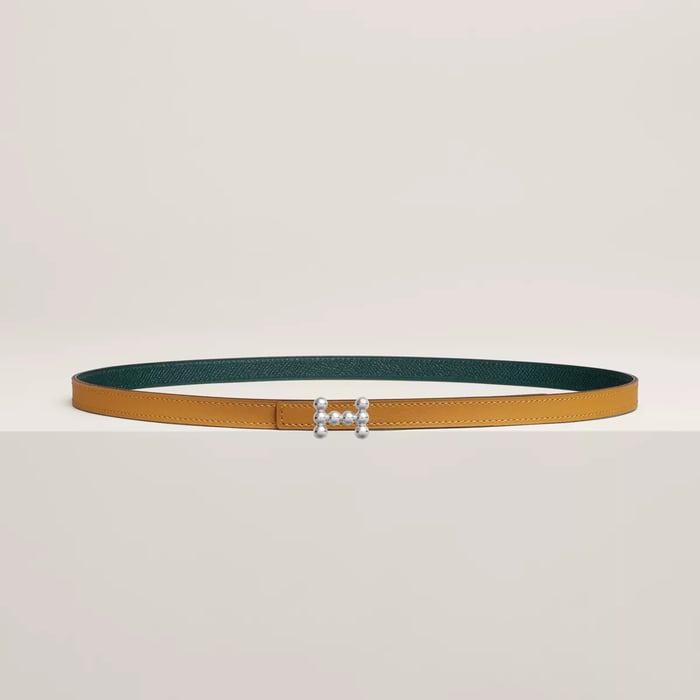 Boucle de ceinture Bubble & Cuir de ceinture réversible 13 mm