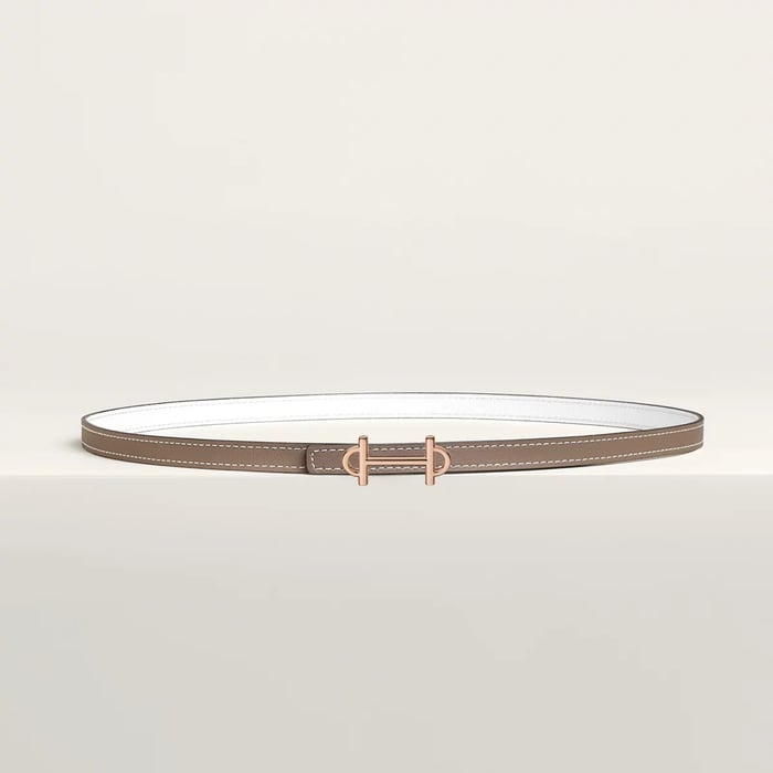 Boucle de ceinture Gamma & Cuir de ceinture réversible 13 mm
