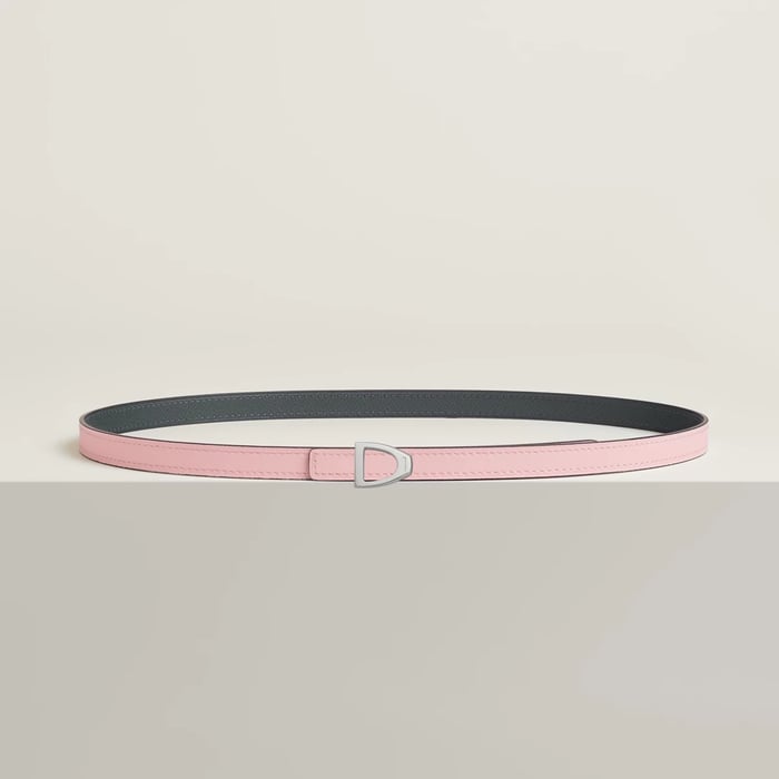 Cavaliere belt buckle & Reversible leather strap 13 mm