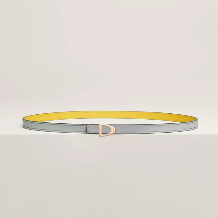 Boucle de ceinture Cavalière & Cuir de ceinture réversible 13 mm