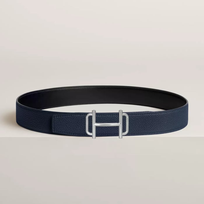 Royal Belt Buckle & Reversible Leather Strap 38 MM