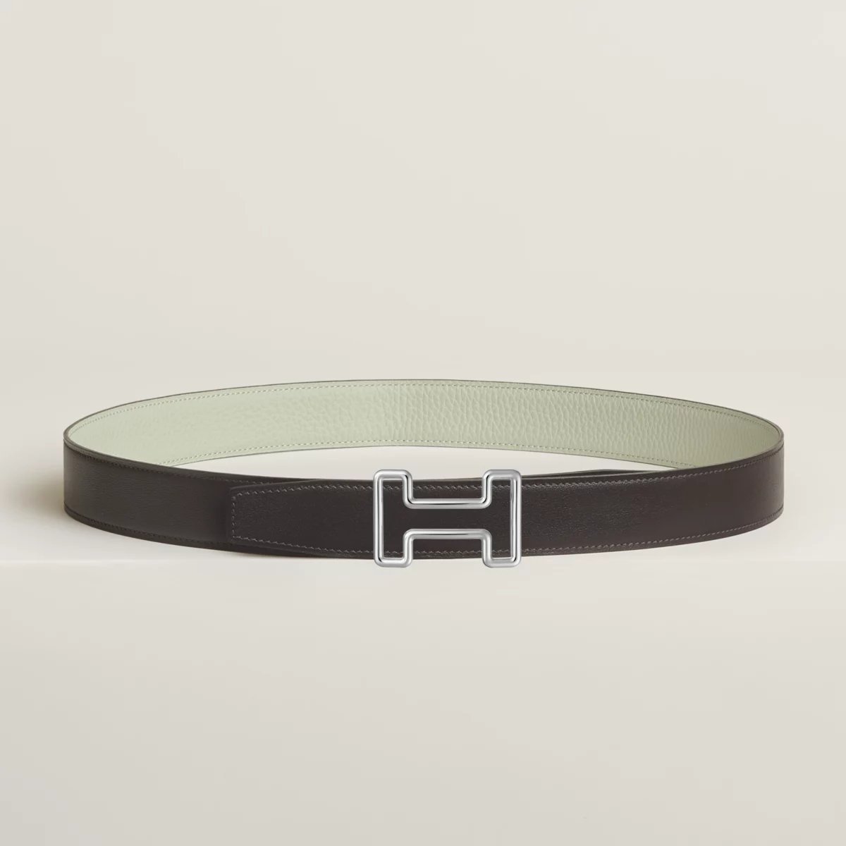 Tonight belt buckle & Reversible leather strap 32 mm