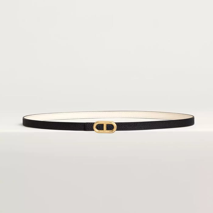 Maillon H Belt Buckle & Reversible Leather Strap 13 MM