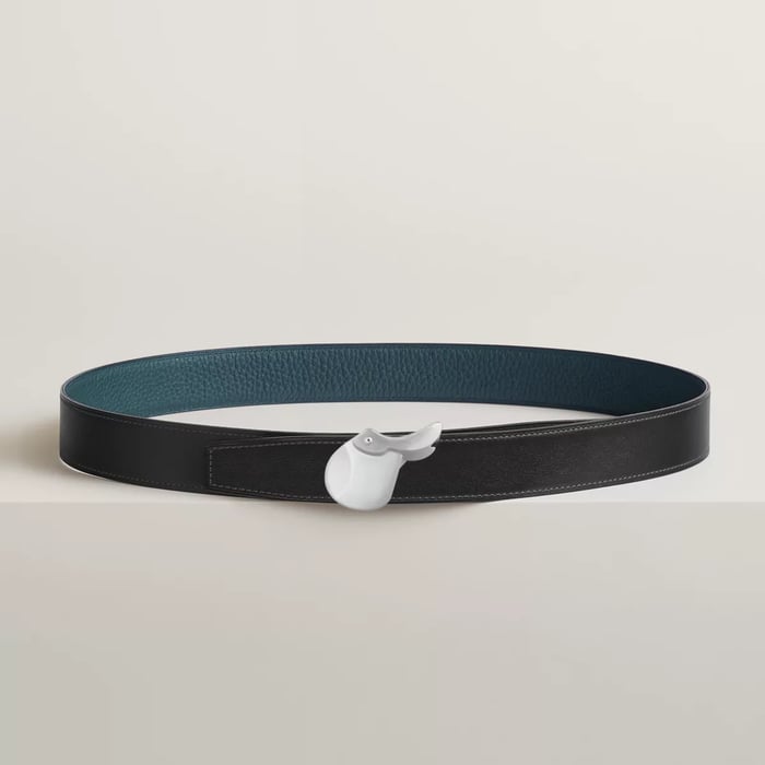 Hippolyte Belt Buckle & Reversible Leather Strap 32 MM