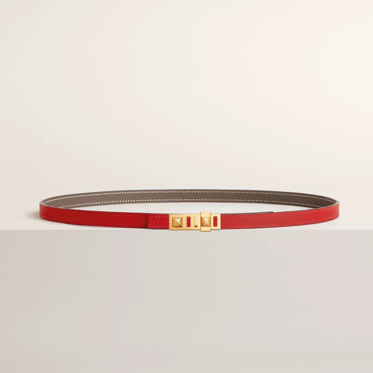 Collier de Chien 벨트 버클 & 리버서블 가죽 스트랩 13mm