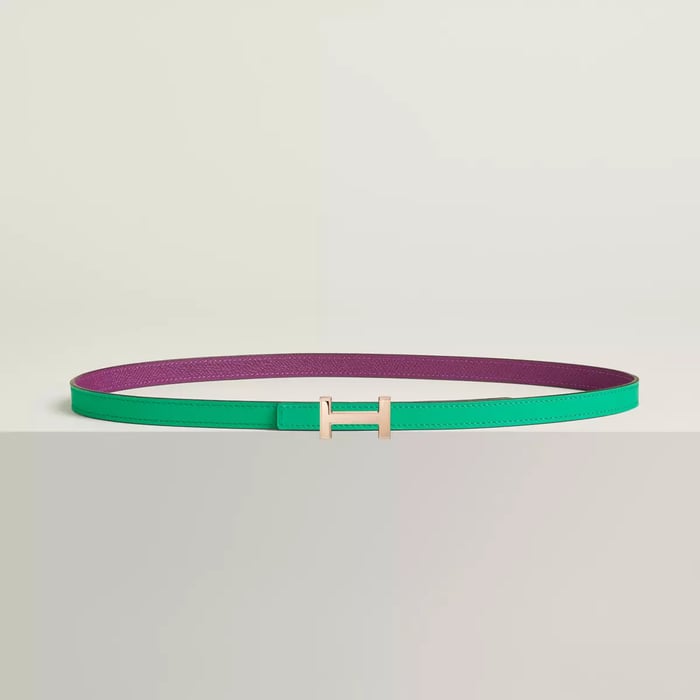 Focus belt buckle & Reversible leather strap 13 mm