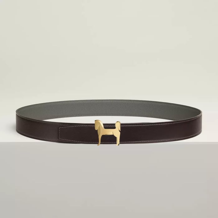 Panache 벨트 버클 & 리버서블 가죽 스트랩 32mm