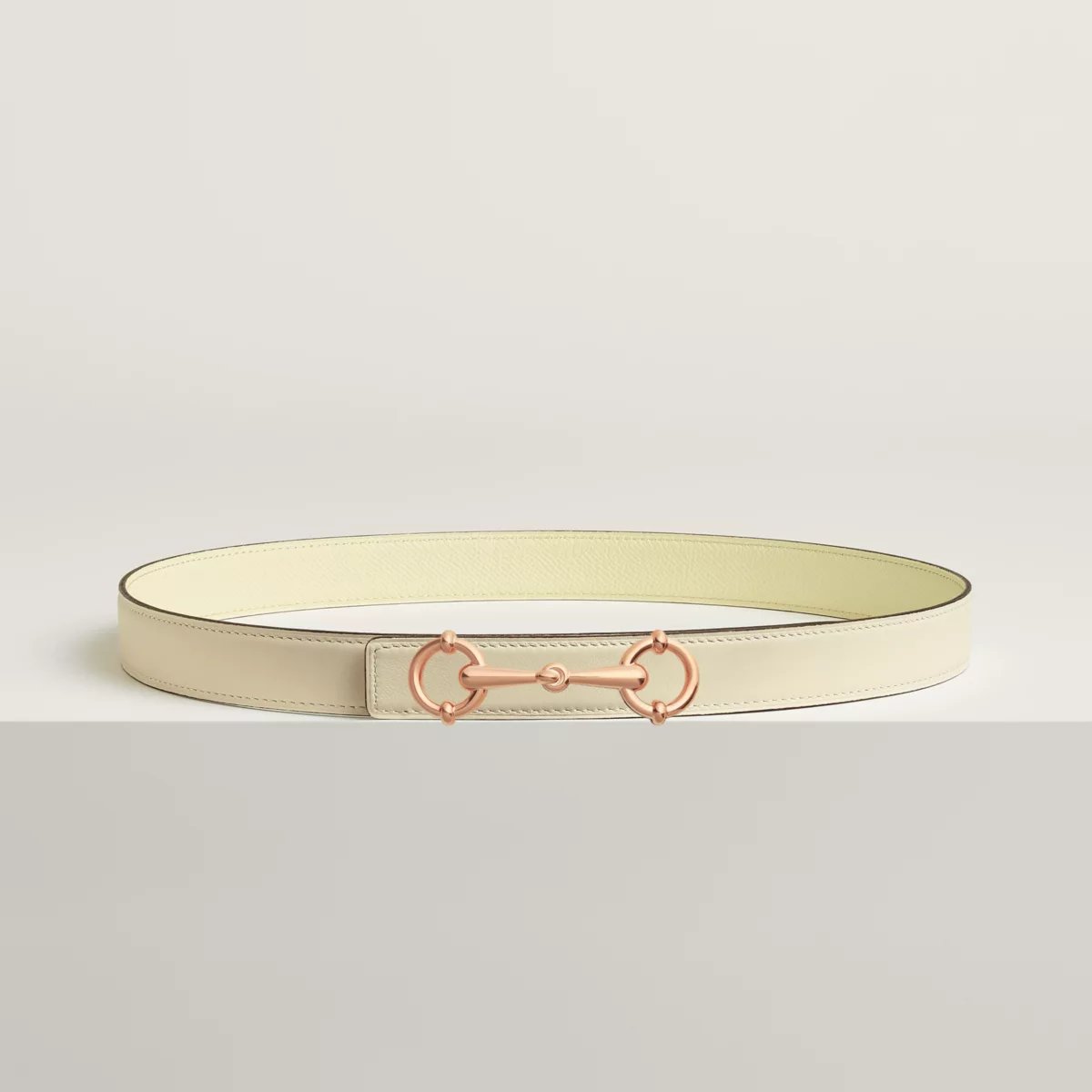 Boucle de ceinture Lady Rider & Cuir de ceinture réversible 24 mm