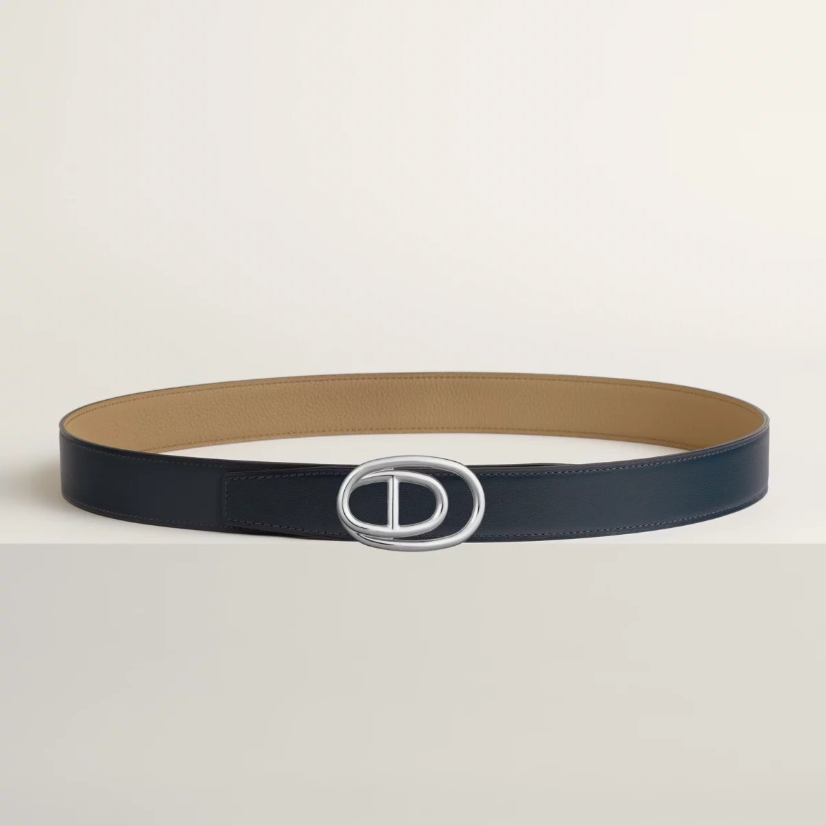 Odyssee 벨트 버클 & 리버서블 가죽 스트랩 32mm