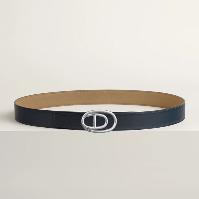 Odyssee 벨트 버클 & 리버서블 가죽 스트랩 32mm