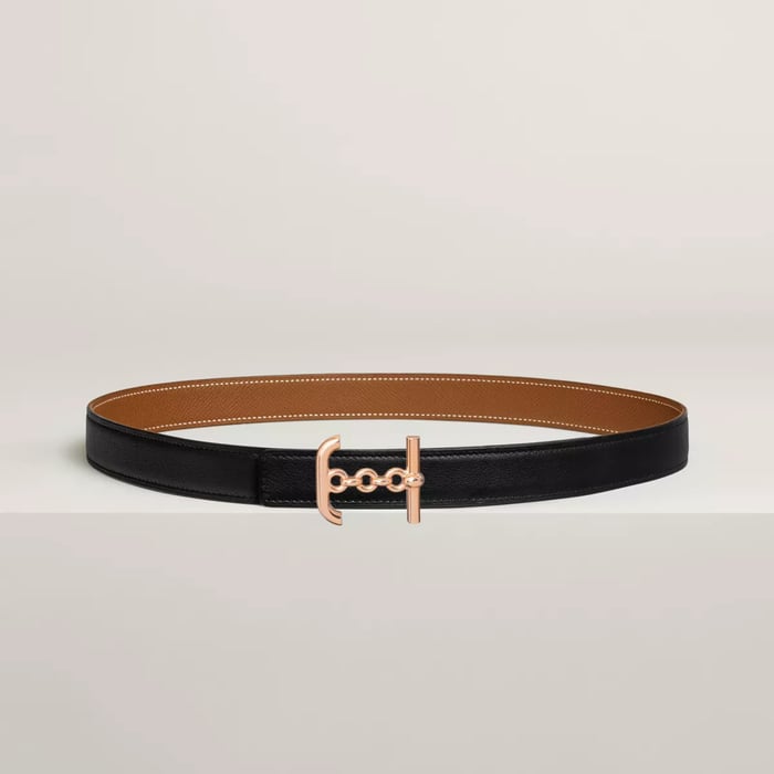 Ancre Marin Belt Buckle & Reversible Leather Strap 24 MM