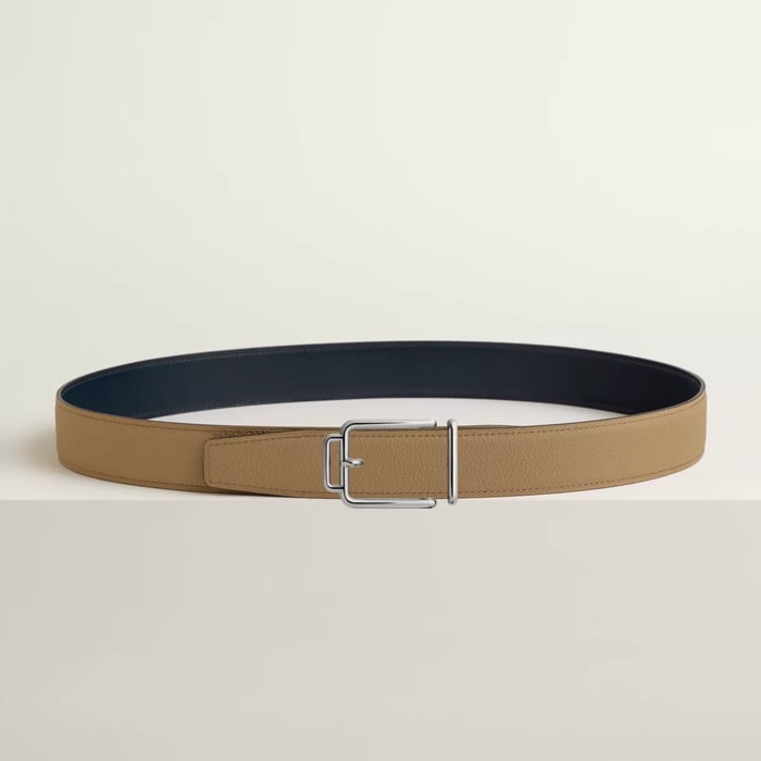 Volte-face Reversible Belt Buckle & Reversible Leather Strap 32 MM