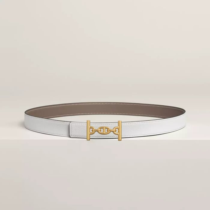 Lagune Belt Buckle & Reversible Leather Strap 24 MM