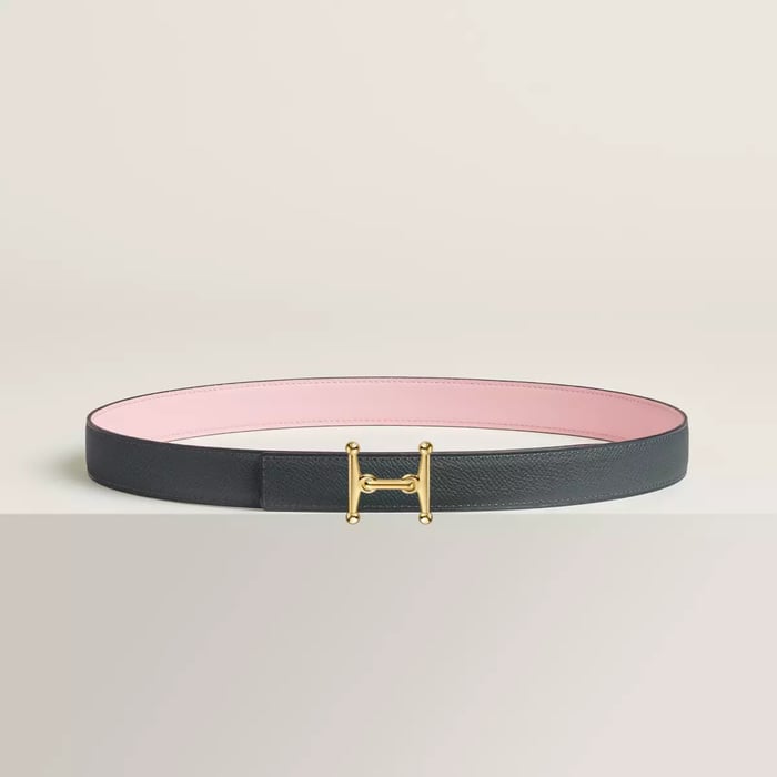 Mors H Belt Buckle & Reversible Leather Strap 24 MM
