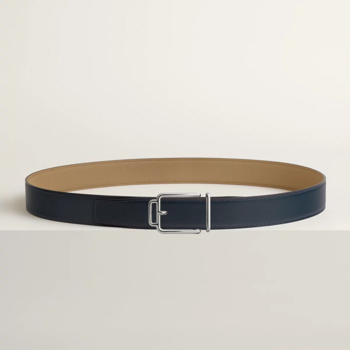 Boucle de ceinture réversible Volte-face & Cuir de ceinture réversible 32 mm