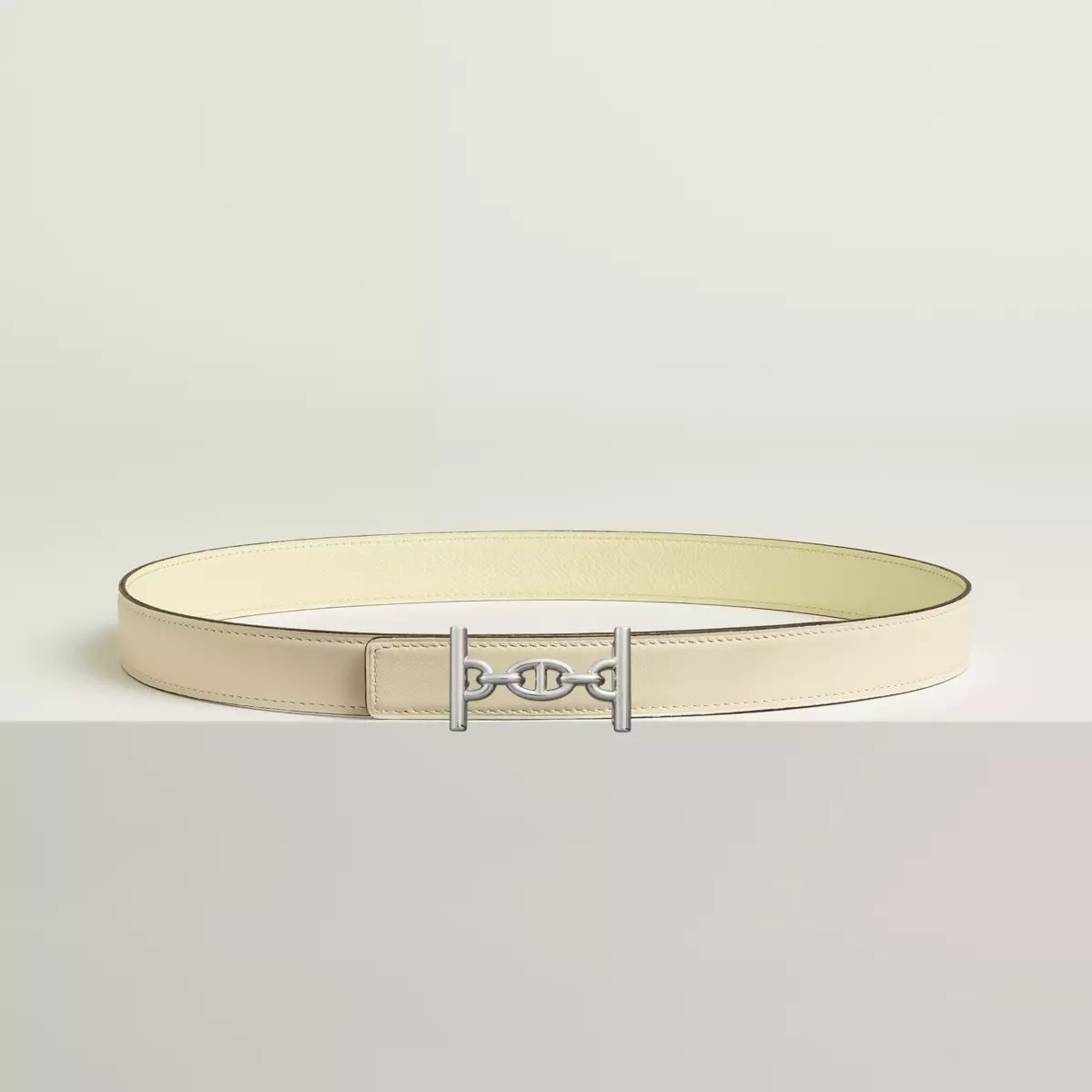 Lagune belt buckle & Reversible leather strap 24 mm