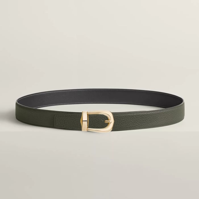 Bride d'Apparat Belt Buckle & Reversible Leather Strap 32 MM