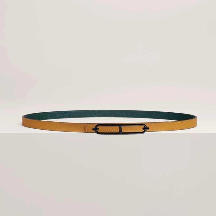 Roulis belt buckle & Reversible leather strap 13 mm