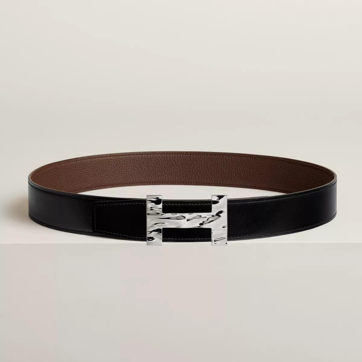 Quizz H2O belt buckle & Reversible leather strap 38 mm