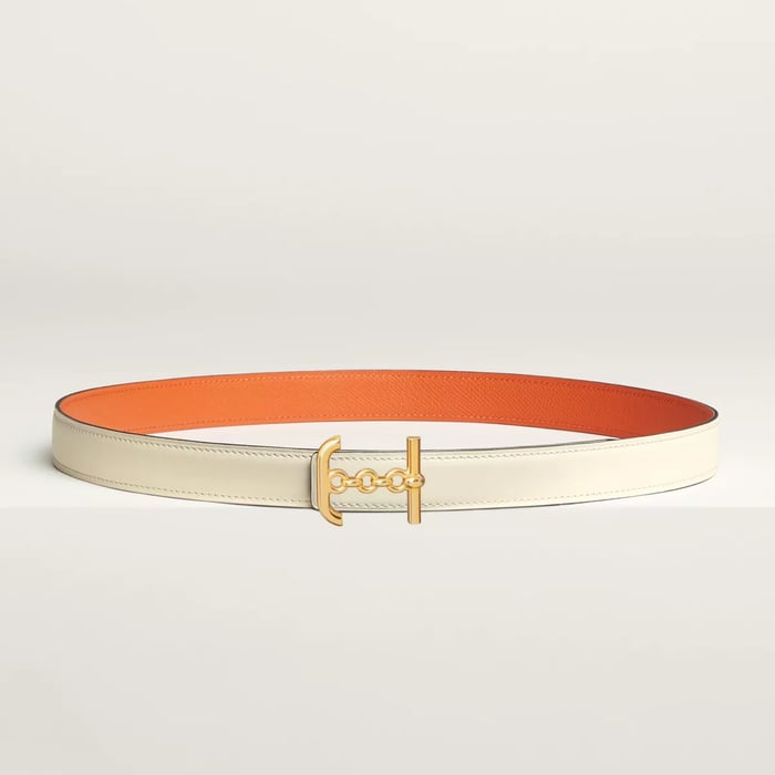Ancre Marin belt buckle & Reversible leather strap 24 mm