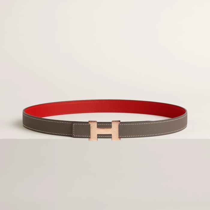 Mini Constance Martelee Belt Buckle & Reversible Leather Strap 24 MM