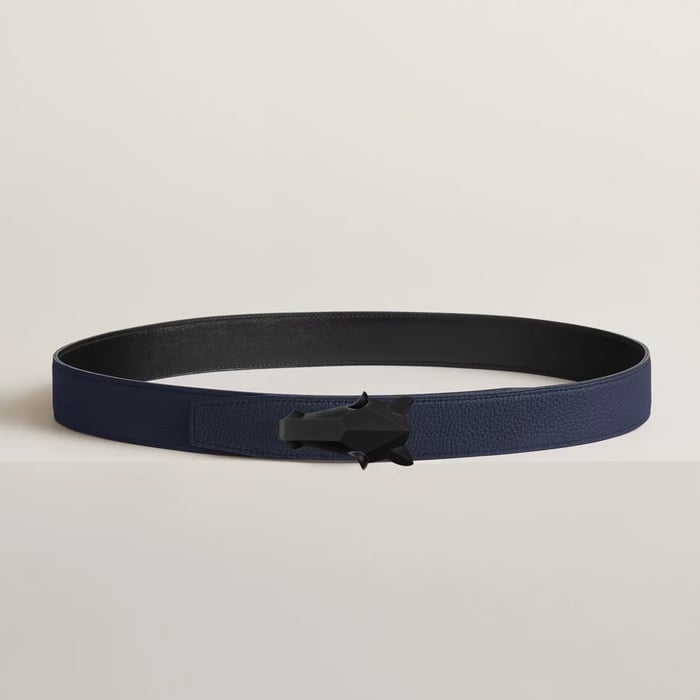 Destrier 벨트 버클 & 리버서블 가죽 스트랩 32mm