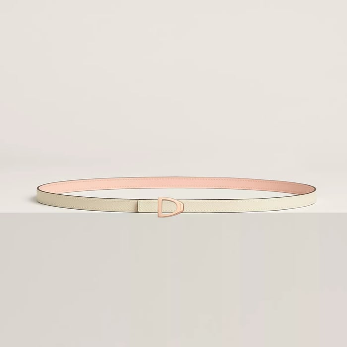 Cavaliere Belt Buckle & Reversible Leather Strap 13 MM