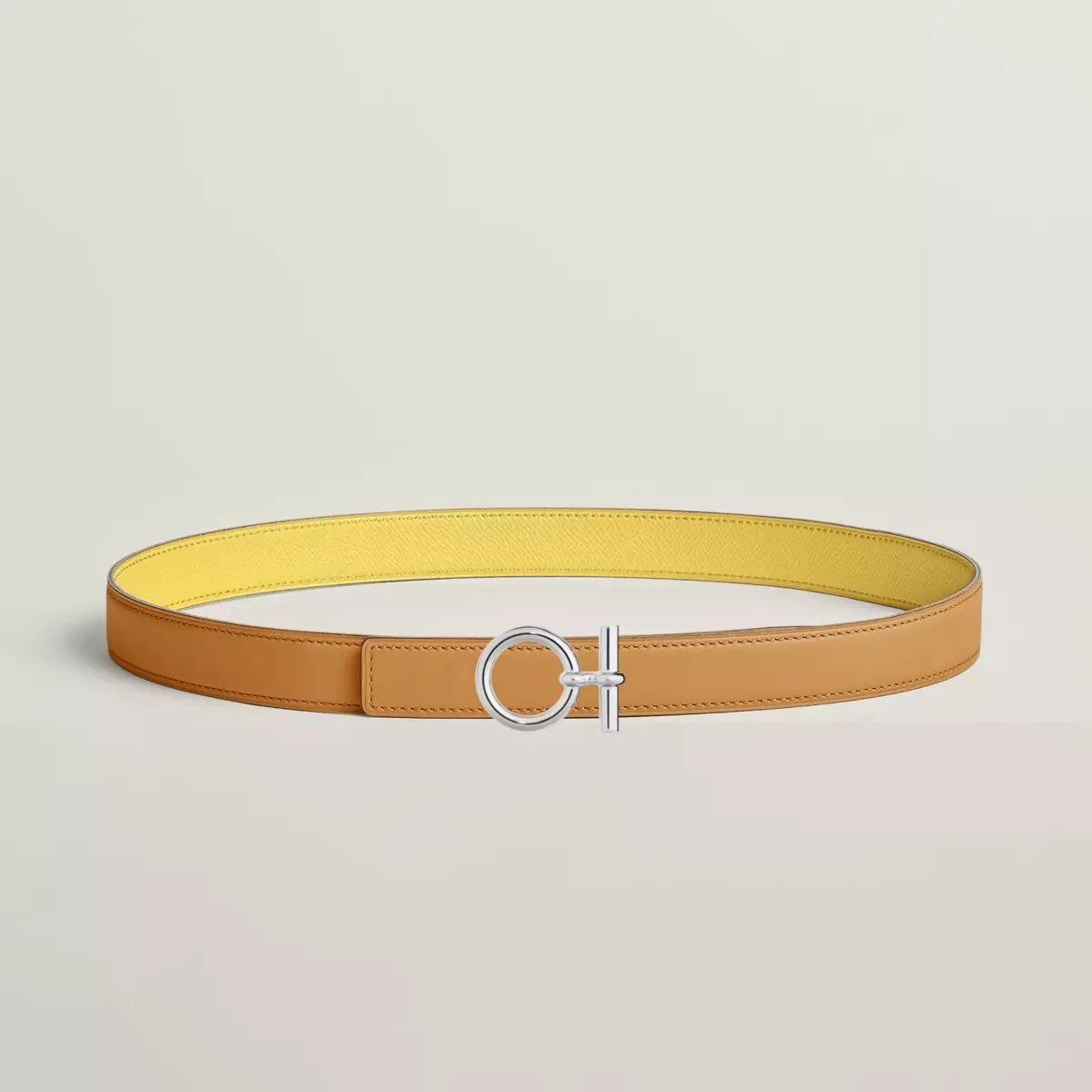 Flot belt buckle & Reversible leather strap 24 mm