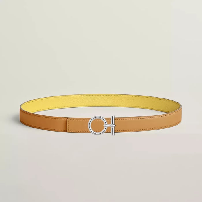 Flot belt buckle & Reversible leather strap 24 mm