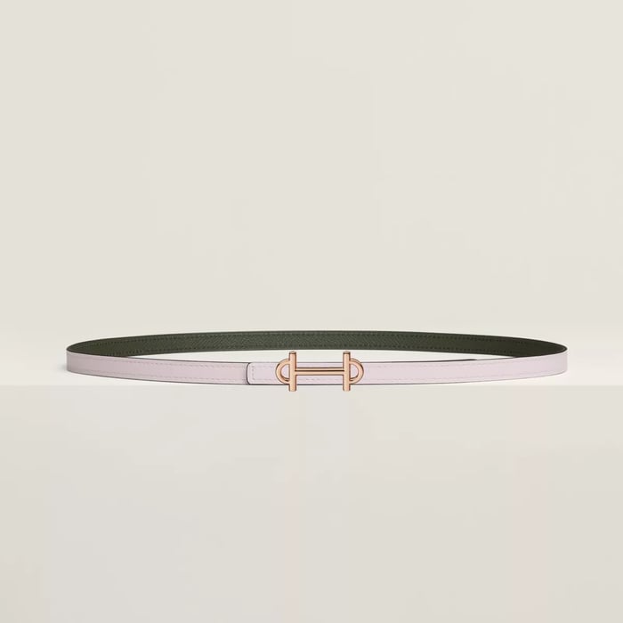 Gamma belt buckle & Reversible leather strap 13 mm