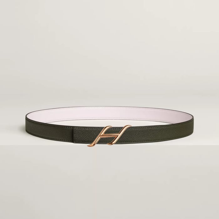 Hdn Belt Buckle & Reversible Leather Strap 24 MM
