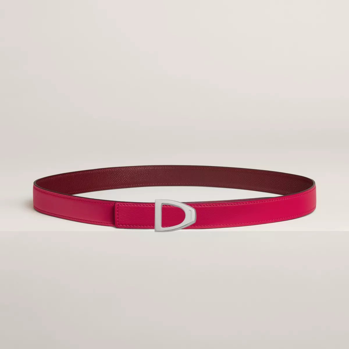 Cavaliere belt buckle & Reversible leather strap 24 mm
