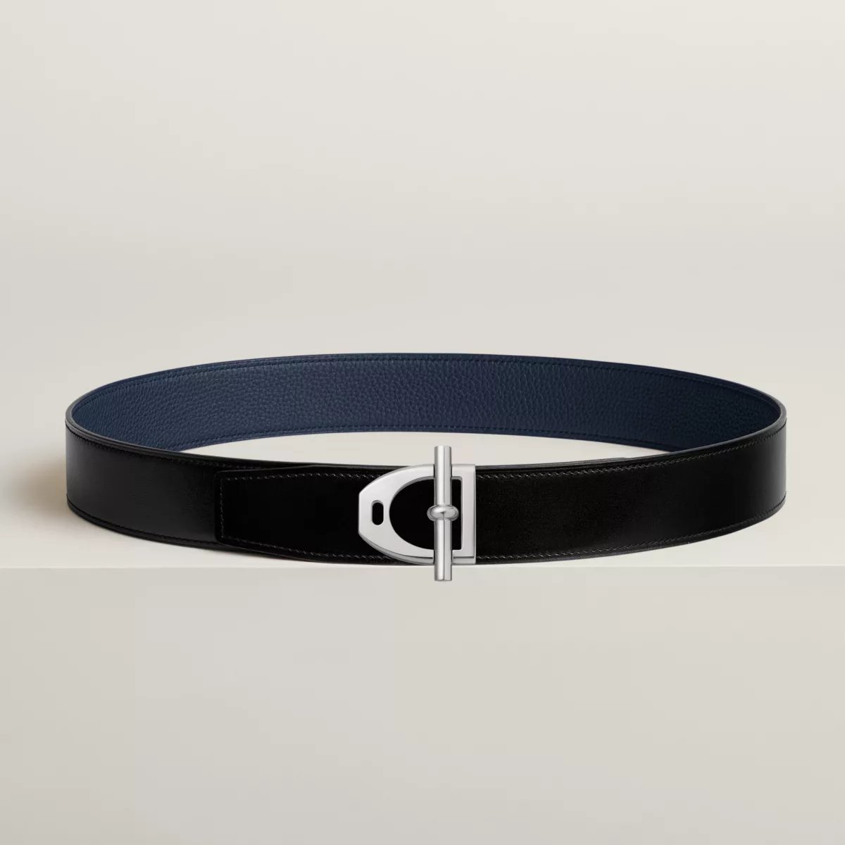 Neo Etrier belt buckle & Reversible leather strap 38 mm
