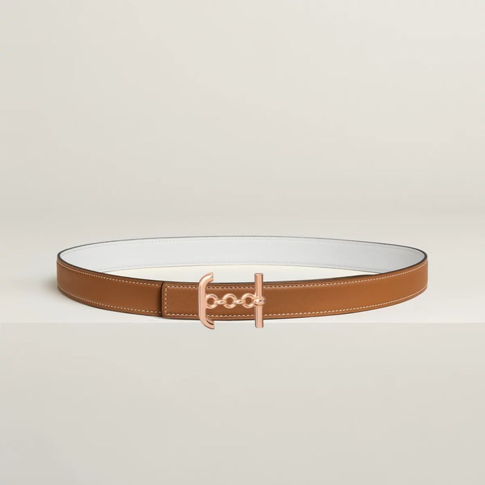 Ancre Marin Belt Buckle & Reversible Leather Strap 24 MM