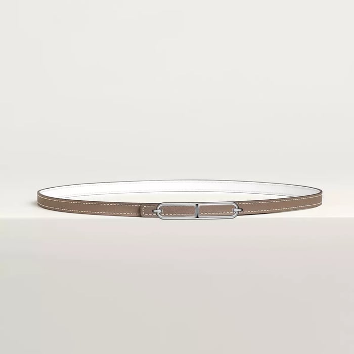 Roulis belt buckle & Reversible leather strap 13 mm