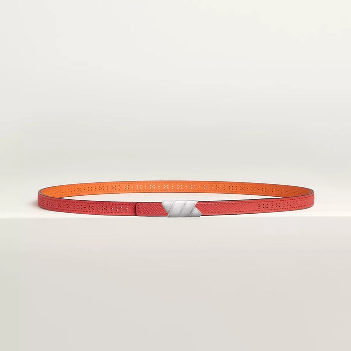 Ruban Belt Buckle & Reversible Leather Strap 13 MM