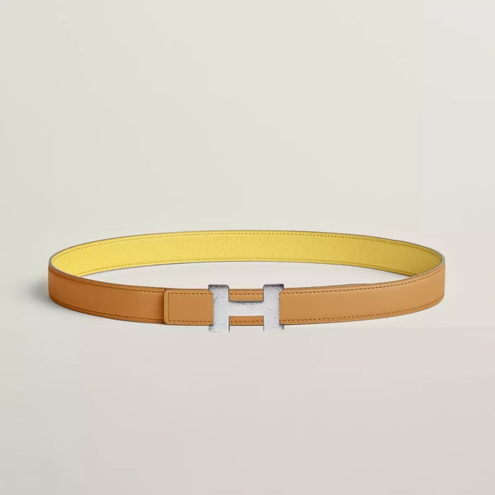 Mini Constance Martelee belt buckle & Reversible leather strap 24 mm