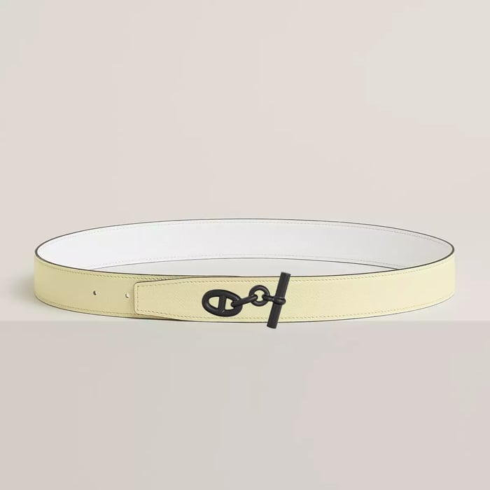 Yachting 벨트 버클 & 리버서블 가죽 스트랩 32mm