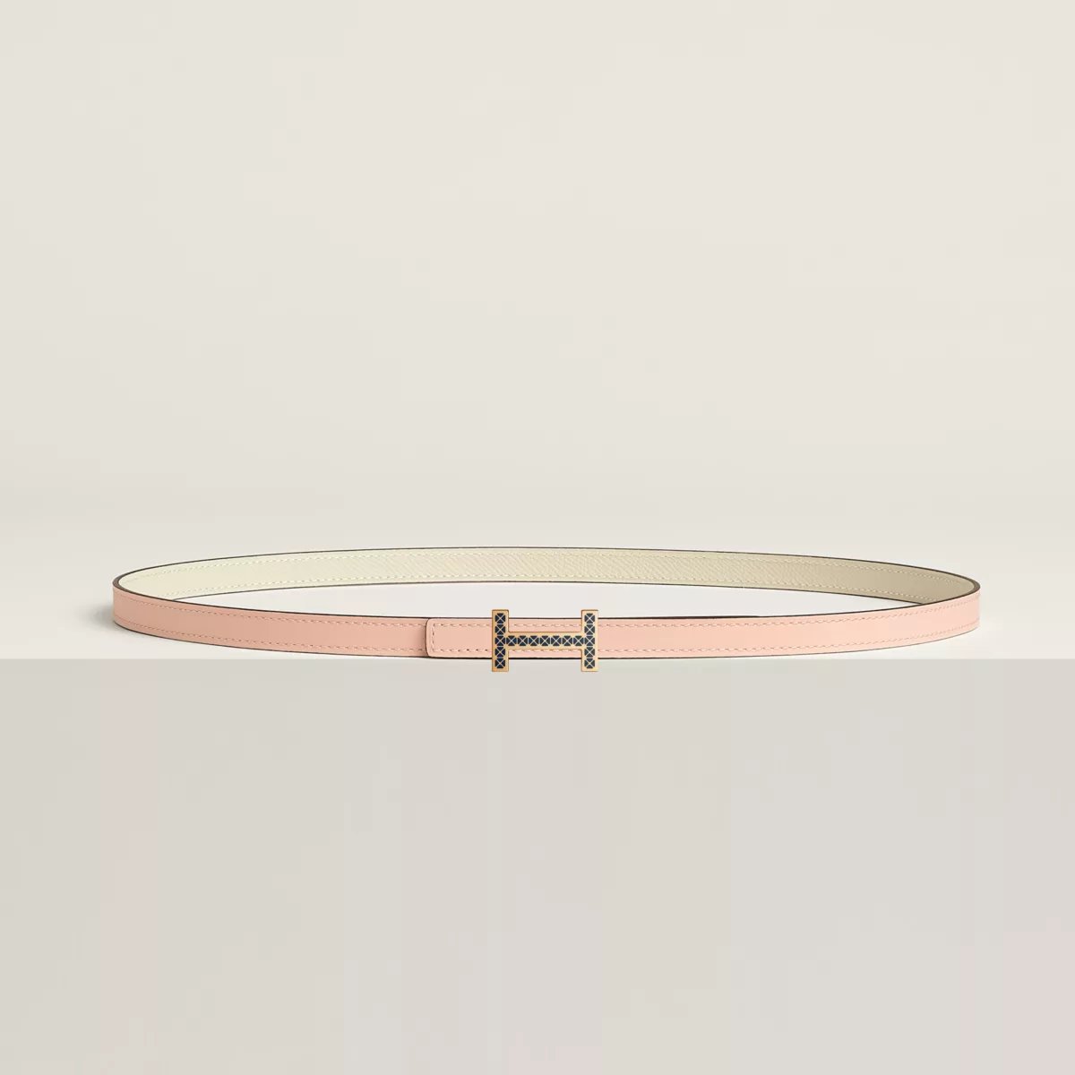 Focus Medor Laquee belt buckle & Reversible leather strap 13 mm