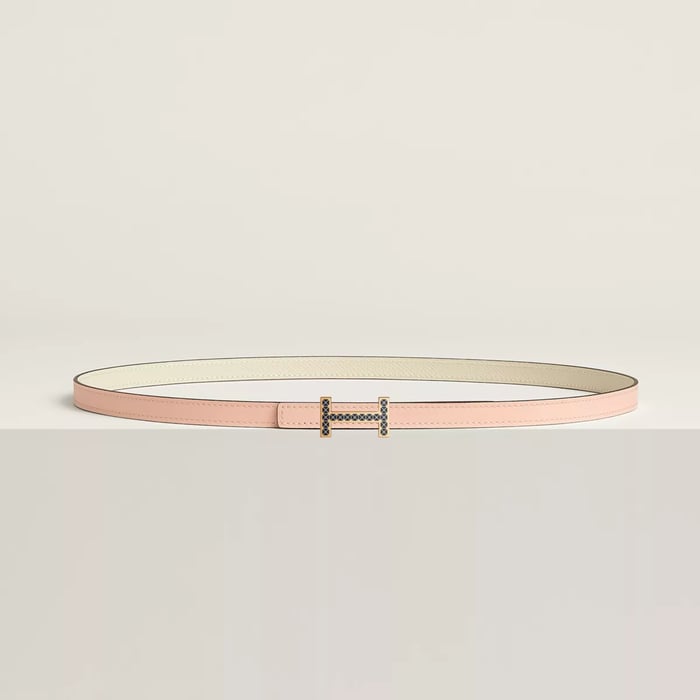 Focus Medor Laquee Belt Buckle & Reversible Leather Strap 13 MM
