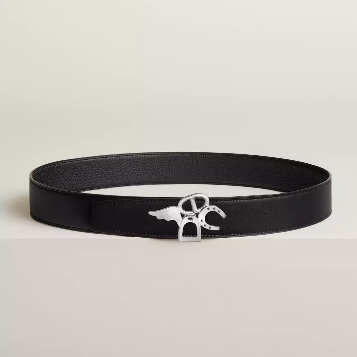 Good Luck belt buckle & Reversible leather strap 38 mm