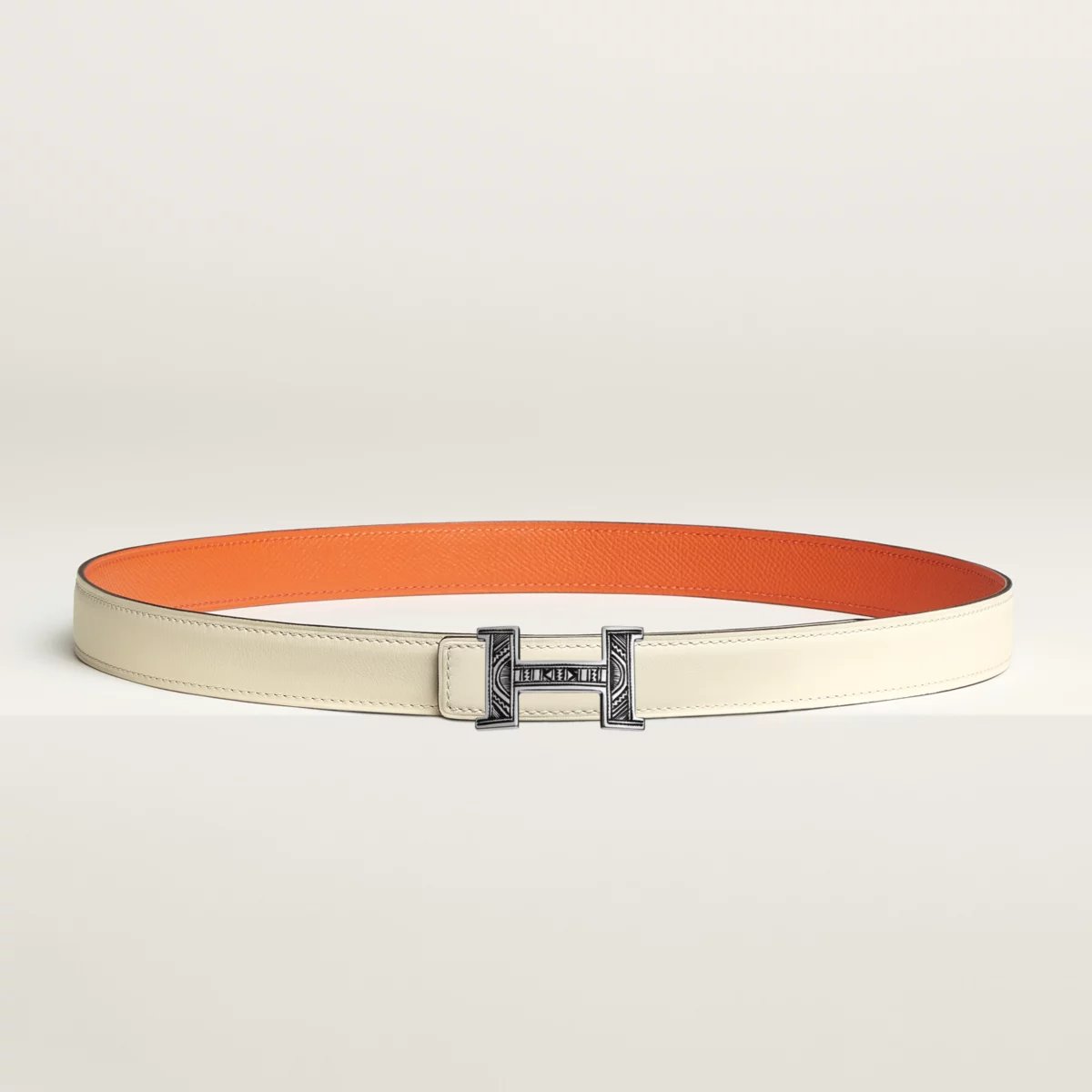 Mini Constance Touareg belt buckle & Reversible leather strap 24 mm